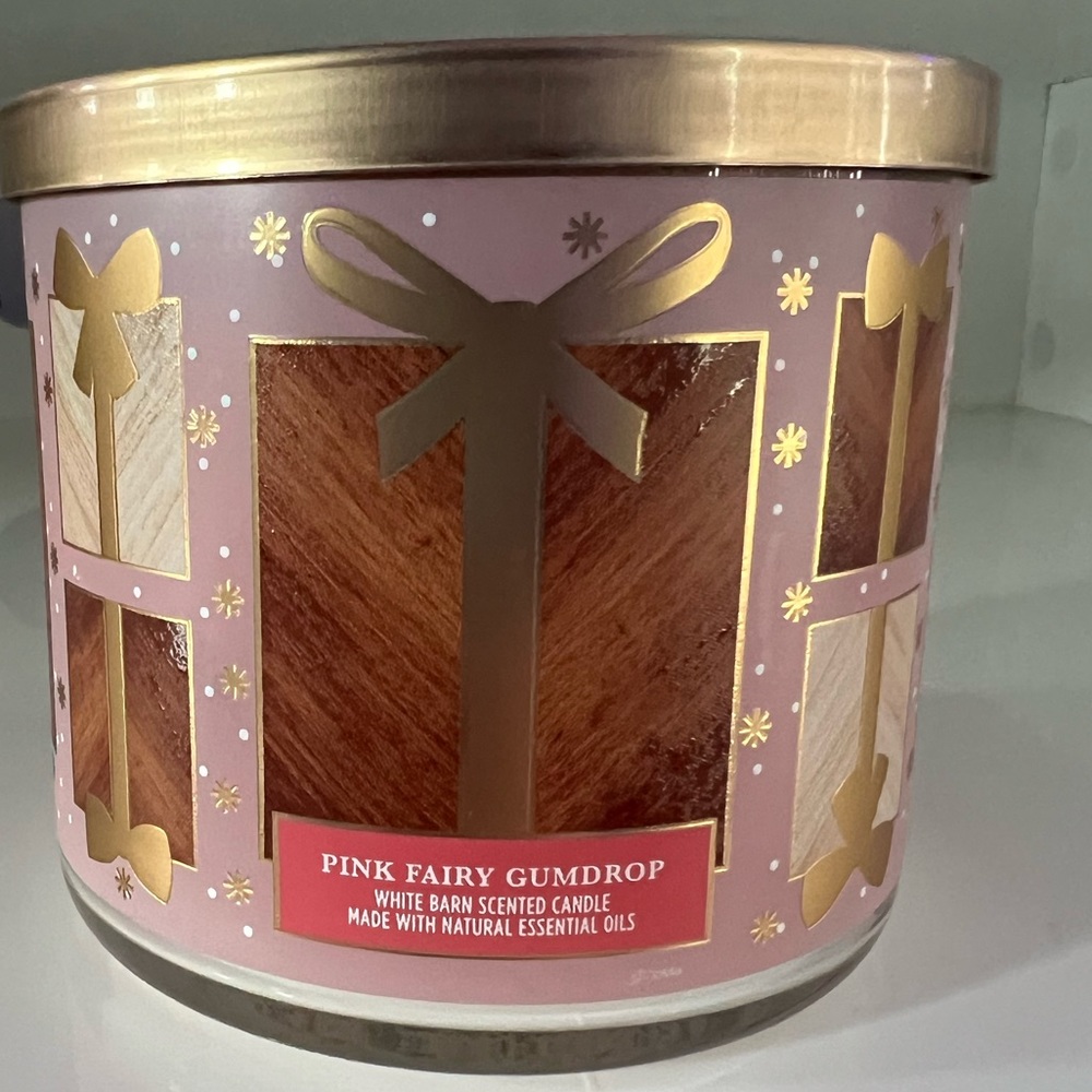Pink Fairy Gumdrop Bath and Body Works Candle